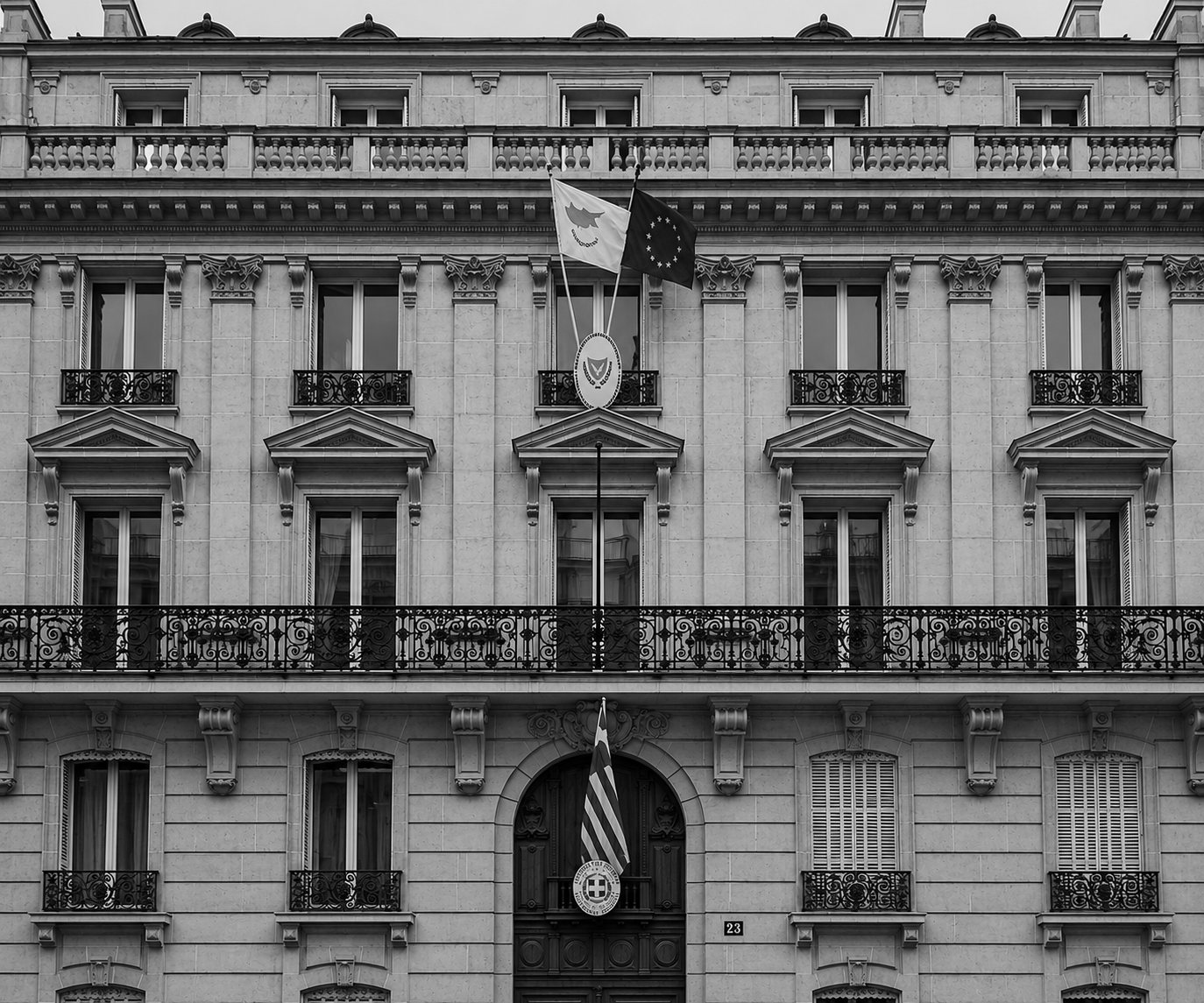 The Cyprus embassy in Paris