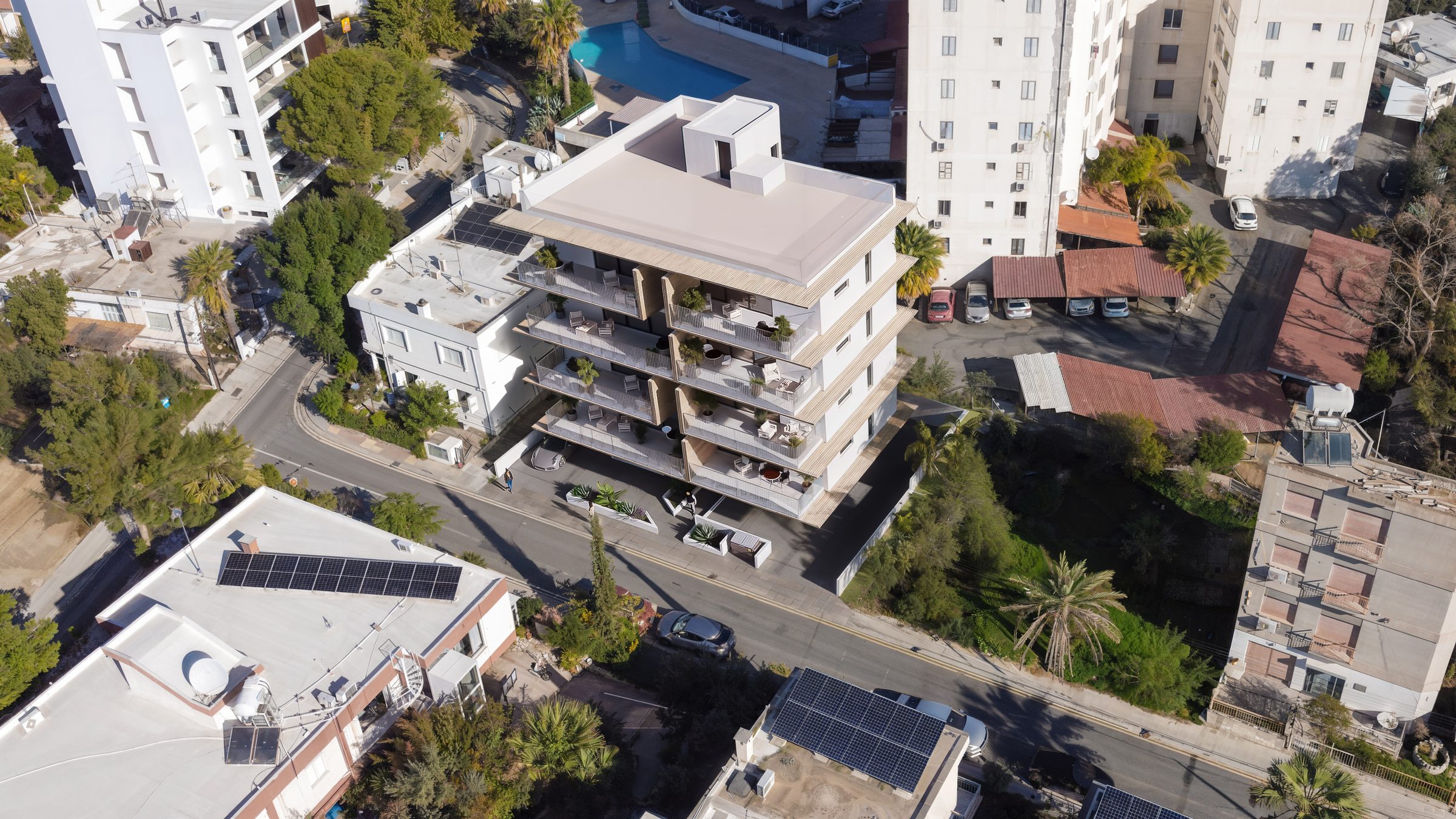 Urban Point and the neighbourhood from above
